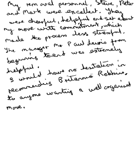 handwritten testimonial image