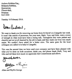 handwritten testimonial image